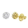 2 Carat Look 14K Yellow Gold Cluster Diamond Stud Earrings For Women 1/2ct By Luxurman 1 2 Carat Look 14K Yellow Gold Cluster Diamond Stud Earrings For Women 1/2ct By Luxurman -Invicta Jewelry Store 2 carat look 14k gold cluster diamond stud earrings for women 12ct by luxurman mainye