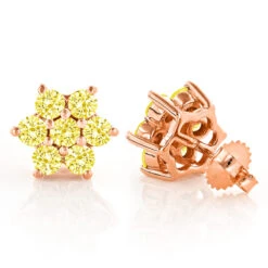 3 Carat Yellow Diamond Stud Earrings 14K Yellow Gold 9 3 Carat Yellow Diamond Stud Earrings 14K Yellow Gold -Invicta Jewelry Store 3 carat yellow diamond stud earrings 14k gold p 45520 ro