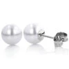 6-6.5mm 14K White Gold White Fresh Water Pearl Stud Earrings 2 6-6.5mm 14K White Gold White Fresh Water Pearl Stud Earrings -Invicta Jewelry Store 6 65mm 14k gold white fresh water pearl stud earrings p 5904 wh