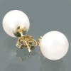 8.5-9mm 14K Yellow Gold White Freshwater Pearl Stud Earrings 1 8.5-9mm 14K Yellow Gold White Freshwater Pearl Stud Earrings -Invicta Jewelry Store 85 9mm 14k gold white freshwater pearl stud earrings p 5906