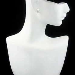 9-9.5mm 14K Yellow Gold White Fresh Water Pearl Earrings -Invicta Jewelry Store 9 95mm 14k gold white fresh water pearl earrings p 5907bod