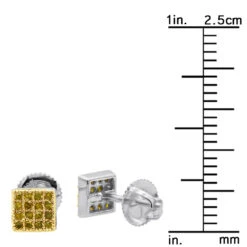 10K Yellow Gold Affordable Yellow Diamond Stud Earrings For Men And Women 0.23ct 11 10K Yellow Gold Affordable Yellow Diamond Stud Earrings For Men And Women 0.23ct -Invicta Jewelry Store affordable 023ct yellow diamond stud earrings for men and women in 10k gold 407128 rulerwh
