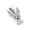 Black And White Diamond Dog Pendant 0.51ct 14K White Gold -Invicta Jewelry Store black and white diamond dog pendant 051ct 14k gold p 48385 wh
