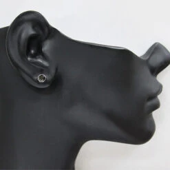 Black Diamond Earring Stud 0.50ct 14K White Gold -Invicta Jewelry Store black diamond earring stud 050ct 14k gold p 46798bod