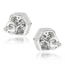 Blue Diamond Star Earrings 0.3ct Sterling Silver 7 Blue Diamond Star Earrings 0.3ct Sterling Silver -Invicta Jewelry Store blue diamond star earrings 035ct sterling silver p 46644 back