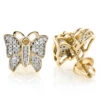 Butterfly Earrings Diamond Studs 0.45ct Solid 14K Yellow Gold 2 Butterfly Earrings Diamond Studs 0.45ct Solid 14K Yellow Gold -Invicta Jewelry Store butterfly earrings diamond studs 045ct solid gold p 5999 ye