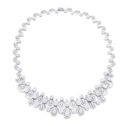 18K White Gold Ladies Diamond Necklace 22.6ct 7 18K White Gold Ladies Diamond Necklace 22.6ct -Invicta Jewelry Store celebrity jewelry 18k gold ladies diamond necklace 226ct 3
