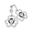 Dangle Diamond Heart Earrings 0.49ct 14K White Gold 1 Dangle Diamond Heart Earrings 0.49ct 14K White Gold -Invicta Jewelry Store dangle diamond heart earrings 049ct 14k gold 1