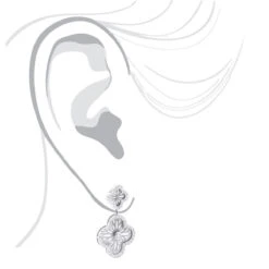 Designer 14K White Gold Diamond Flower Earrings 1.49ct 12 Designer 14K White Gold Diamond Flower Earrings 1.49ct -Invicta Jewelry Store designer 14k gold diamond flower earrings 149ct p 6713 body white