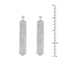 Designer 14K Yellow Gold Waterfall Diamond Drop Earrings For Women 6ct By Luxurman 11 Designer 14K Yellow Gold Waterfall Diamond Drop Earrings For Women 6ct By Luxurman -Invicta Jewelry Store designer 14k gold waterfall diamond drop earrings for women 5ct by luxurman rulerwh