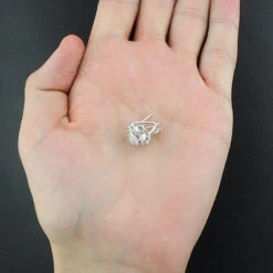 Designer Diamond Cluster Earring 14K White Gold 0.59ct 6 Designer Diamond Cluster Earring 14K White Gold 0.59ct -Invicta Jewelry Store designer diamond cluster earring 14k gold 059ct p 46717back