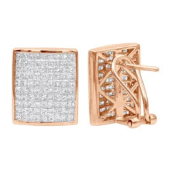 Designer Diamond Earrings 2.94ct 14K Yellow Gold -Invicta Jewelry Store designer diamond earrings 294ct 14k gold p 46434 ro