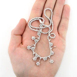 Designer Diamond Flower Necklace 3.25ct 14K White Gold 8 Designer Diamond Flower Necklace 3.25ct 14K White Gold -Invicta Jewelry Store designer diamond flower necklace 325ct 14k gold 3