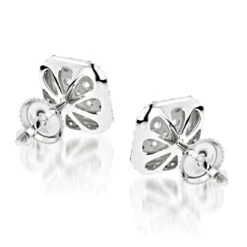 Designer Diamond Stud Earrings 1.21ct 14K White Gold 11 Designer Diamond Stud Earrings 1.21ct 14K White Gold -Invicta Jewelry Store designer diamond stud earrings 121ct 14k gold backwh