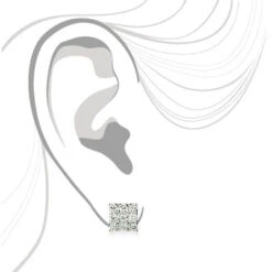 Designer Diamond Stud Earrings For Less 1.75ct 14K White Gold -Invicta Jewelry Store designer diamond stud earrings for less 190ct 14k gold 4
