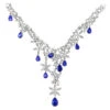Designer Diamond Tanzanite Chandelier Necklace 18K Gold -Invicta Jewelry Store designer jewelry collection diamond tanzanite chandelier necklace 18k gold main