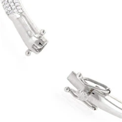 Designer Luxurman 14K White Gold Pave Diamond Bangle Bracelet For Women 1.25ct 14 Designer Luxurman 14K White Gold Pave Diamond Bangle Bracelet For Women 1.25ct -Invicta Jewelry Store designer luxurman 14k gold pave diamond bangle bracelet for women 125ct bodye