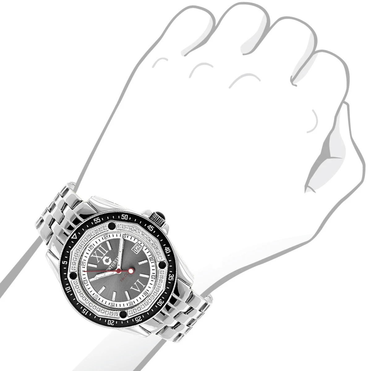 Designer Centorum Diamond Watch 0.50ct Midsize Falcon 5 Designer Centorum Diamond Watch 0.50ct Midsize Falcon - Image 3