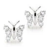 Ladies Diamond Butterfly Earrings Studs 1/2ct 14K White Gold 2 Ladies Diamond Butterfly Earrings Studs 1/2ct 14K White Gold -Invicta Jewelry Store diamond butterfly earrings 048ct 14k p 44628 wh