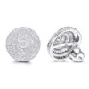 Large Diamond Circle Earrings Studs In Sterling Silver 0.22ct 1 Large Diamond Circle Earrings Studs In Sterling Silver 0.22ct -Invicta Jewelry Store diamond circle earrings 023ct sterling silver p 47924 wh