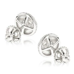 Halo Diamond Cluster Earrings 14K White Gold Studs 1.25ct 11 Halo Diamond Cluster Earrings 14K White Gold Studs 1.25ct -Invicta Jewelry Store diamond cluster earrings 14k 116ct studs p 43935 backwh