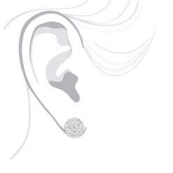 Diamond Cluster Earrings Studs 14K White Gold 1.75ct -Invicta Jewelry Store diamond cluster earrings studs 14k gold 175ct bodwh