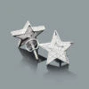 Diamond Star Earrings Studs 0.11ct Sterling Silver -Invicta Jewelry Store diamond star earrings 011ct sterling silver p 47908