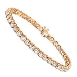 Diamond Tennis Bracelet 5.50ct - 14K White Gold Round Prong -Invicta Jewelry Store diamond tennis bracelet 550ct 14k round prong p 22420 ro