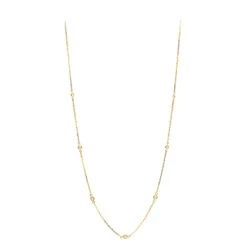 Diamonds By The Yard Ladies Necklace With Diamonds Solid 14K Yellow Gold 0.25ct 10 Diamonds By The Yard Ladies Necklace With Diamonds Solid 14K Yellow Gold 0.25ct -Invicta Jewelry Store diamonds by the yard ladies necklace with diamonds solid 14k gold 025ct ye