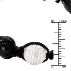 Disco Ball Sterling Silver And Diamond Bracelet For Men And Women 1 Carat -Invicta Jewelry Store disco ball sterling silver and diamond bracelet 100ct p 48026 ruler