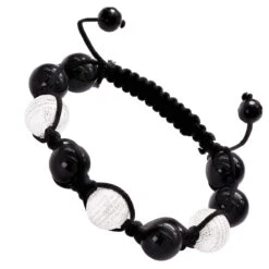 Disco Ball Sterling Silver And Diamond Bracelet For Men And Women 1 Carat