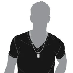 Engravable Small 14K White Gold Black Diamond Dog Tag Pendant .80ct -Invicta Jewelry Store dog tag jewelry 14k black diamond dog tag pendant 80ct p 7168 bodwh