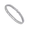 Emerald Cut Diamond Tennis Bracelet 16ct Platinum -Invicta Jewelry Store emerald cut diamond tennis bracelet 16ct platinum p 44806 wh
