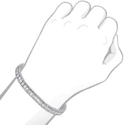 Emerald Cut Diamond Tennis Bracelet 16ct Platinum 8 Emerald Cut Diamond Tennis Bracelet 16ct Platinum -Invicta Jewelry Store emerald cut diamond tennis bracelet 16ct platinum p 44806bod 20211114