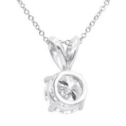 14K White Gold Floating 1/2-3 Carat Diamond Solitaire Pendant Ladies Necklace 13 14K White Gold Floating 1/2-3 Carat Diamond Solitaire Pendant Ladies Necklace -Invicta Jewelry Store floating 12 3 carat diamond solitaire pendant necklace in 14k white gold 000916 back white