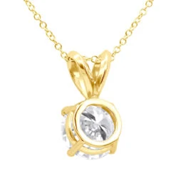 14K White Gold Floating 1/2-3 Carat Diamond Solitaire Pendant Ladies Necklace 14 14K White Gold Floating 1/2-3 Carat Diamond Solitaire Pendant Ladies Necklace -Invicta Jewelry Store floating 12 3 carat diamond solitaire pendant necklace in 14k white gold 000916 back yellow