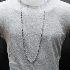 Franco Chain In Silver 24-36" 3mm 9 Franco Chain In Silver 24-36" 3mm -Invicta Jewelry Store franco chain in silver 36 3mm p 44392bod