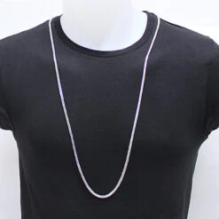 Franco Chain Necklace 3mm 36" Sterling Silver 9 Franco Chain Necklace 3mm 36" Sterling Silver -Invicta Jewelry Store franco chain necklace 3mm 36 sterling silver p 48073bod
