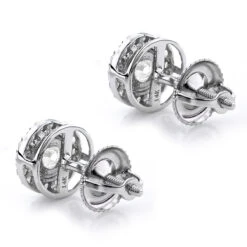 Gold Diamond Stud Earrings 2ct Diamond Earrings Look 11 Gold Diamond Stud Earrings 2ct Diamond Earrings Look -Invicta Jewelry Store gold diamond stud earrings 2ct diamond earrings look p 40470 backwh