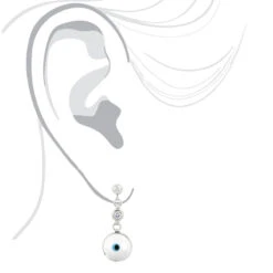 14K White Gold Diamond White Evil Eye Earrings 0.20ct Good Luck Charms 12 14K White Gold Diamond White Evil Eye Earrings 0.20ct Good Luck Charms -Invicta Jewelry Store good luck charms 14k diamond evil eye earrings 020ct p 6236 bodwh
