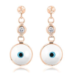 14K White Gold Diamond White Evil Eye Earrings 0.20ct Good Luck Charms 10 14K White Gold Diamond White Evil Eye Earrings 0.20ct Good Luck Charms -Invicta Jewelry Store good luck charms 14k diamond evil eye earrings 020ct p 6236 ro