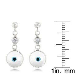 14K White Gold Diamond White Evil Eye Earrings 0.20ct Good Luck Charms 13 14K White Gold Diamond White Evil Eye Earrings 0.20ct Good Luck Charms -Invicta Jewelry Store good luck charms 14k diamond evil eye earrings 020ct p 6236 rulerwh