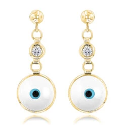 14K White Gold Diamond White Evil Eye Earrings 0.20ct Good Luck Charms 9 14K White Gold Diamond White Evil Eye Earrings 0.20ct Good Luck Charms -Invicta Jewelry Store good luck charms 14k diamond evil eye earrings 020ct p 6236 ye