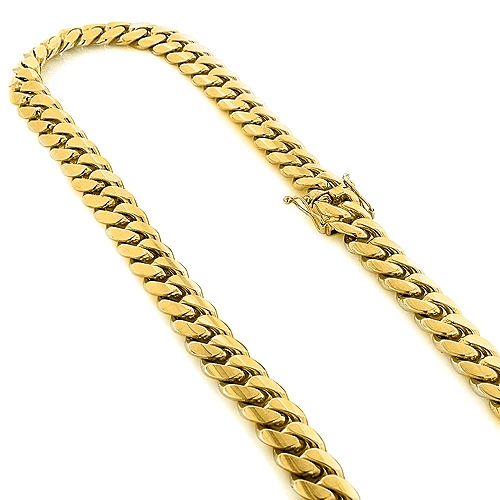 Half Kilo 14K Yellow Gold Miami Cuban Link Chain For Men 14mm 22-40in 3 Half Kilo 14K Yellow Gold Miami Cuban Link Chain For Men 14mm 22-40in