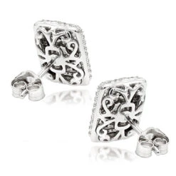 Halo 3 Carat Look Cluster Diamond Stud Earrings 1ct By Luxurman 11 Halo 3 Carat Look Cluster Diamond Stud Earrings 1ct By Luxurman -Invicta Jewelry Store halo 3 carat look cluster diamond stud earrings 1ct by luxurman backwh