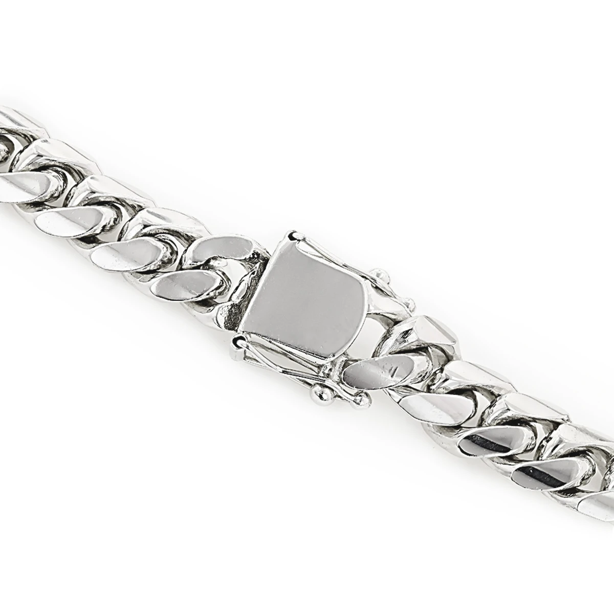 Heavy Sterling Silver Miami Cuban Link Chain Necklace 22-40in 11mm 4 Heavy Sterling Silver Miami Cuban Link Chain Necklace 22-40in 11mm - Image 2