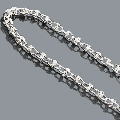 Hip Hop Diamond Chains: 14K White Gold Diamond Necklace 6.09 3 Hip Hop Diamond Chains: 14K White Gold Diamond Necklace 6.09