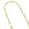 Hollow 10K Yellow Gold Figaro Chain For Men & Women 6.5mm Wide 1 Hollow 10K Yellow Gold Figaro Chain For Men & Women 6.5mm Wide -Invicta Jewelry Store hollow 10k gold figaro chain for men women 65mm wide ye