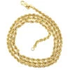 Men's Hollow 10K Yellow Gold Rope Chain Necklace With Lobster-Claw Clasp 2.7mm 1 Men's Hollow 10K Yellow Gold Rope Chain Necklace With Lobster-Claw Clasp 2.7mm -Invicta Jewelry Store hollow 10k gold rope chain necklace with lobster claw clasp 27mm main