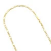Hollow 14K Yellow Gold Figaro Chain For Men & Women 4.5mm Wide 1 Hollow 14K Yellow Gold Figaro Chain For Men & Women 4.5mm Wide -Invicta Jewelry Store hollow 14k gold figaro chain for men women 45mm wide ye